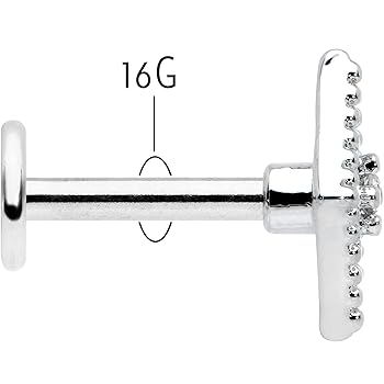 Amazon | Body Candy 16G 316L ステンレススチール アールデコ